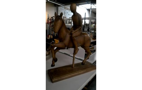 ESTATUA, , MADERA, , CABALLO