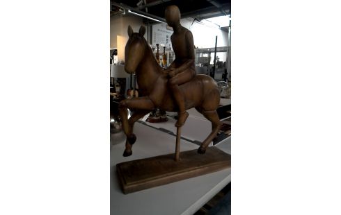 ESTATUA, , MADERA, , CABALLO