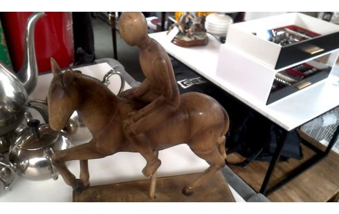 ESTATUA, , MADERA, , CABALLO