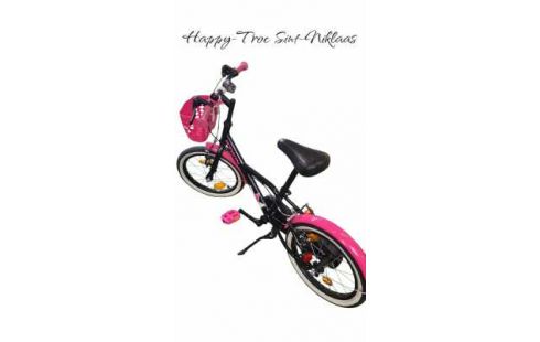 VELO ENFANT, , B'TWIN NOIR ROSE