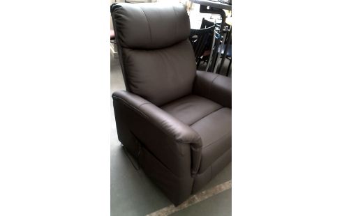 TV-SESSEL ELEKTRISCH BRAUN LEDER