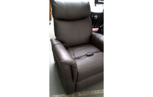 TV-SESSEL ELEKTRISCH BRAUN LEDER