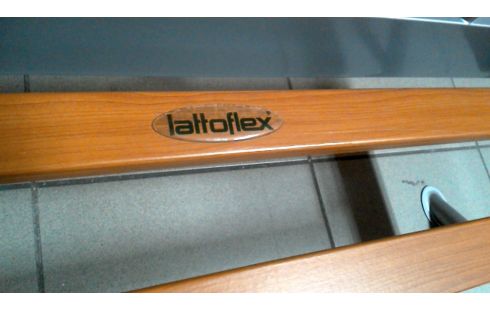 BETT 90X200 GRAU METALL MET, , MATRATZE