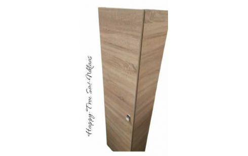 ELEMENT HAUT, , ARMOIRE 1 PORTE CERUSE, , BOIS LOOK