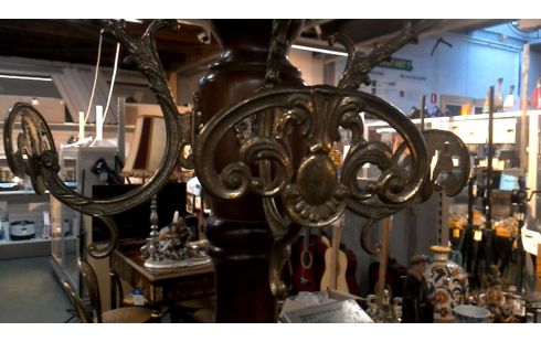 GARDEROBENSTÄNDER, , HOLZ KUPFER