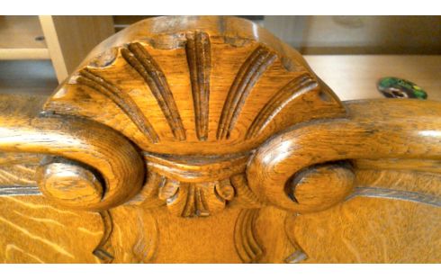 BETT 140X200 EICHE STIL LUDWIG XV