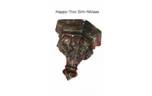 KONSOLE BRAUN, , POLYCHROM GIPS