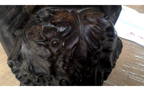 KONSOLE BRAUN, , POLYCHROM GIPS