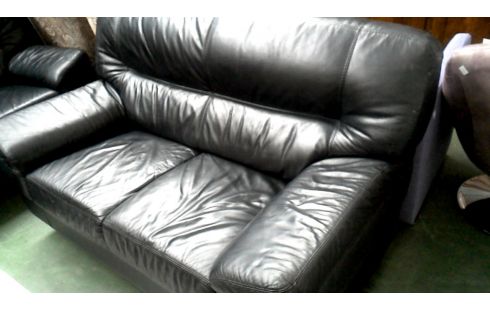 SALON NOIR CUIR