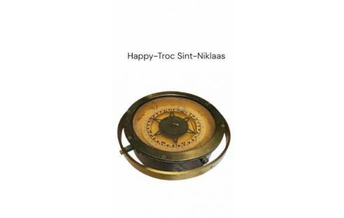 BRÚJULA ANTIGUO COBRE HIERRO