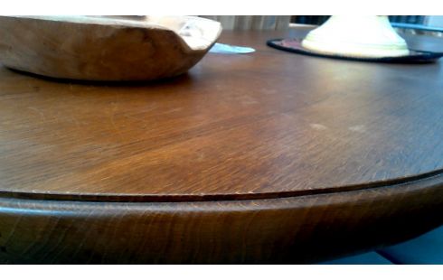 TISCH OVAL RUSTIKAL MASSIV EICHE