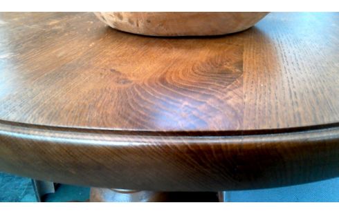 TISCH OVAL RUSTIKAL MASSIV EICHE