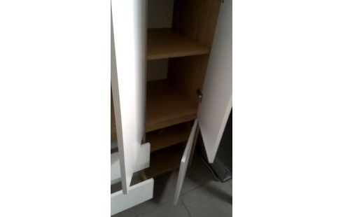 ROPERO BLANCA, , MADERA LOOK 4 PUERTAS 2 CAJONES