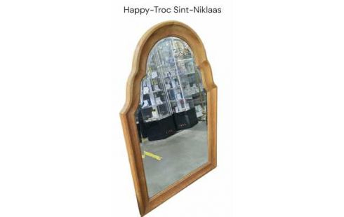 SPIEGEL GESLEPEN MASSIEF EIK