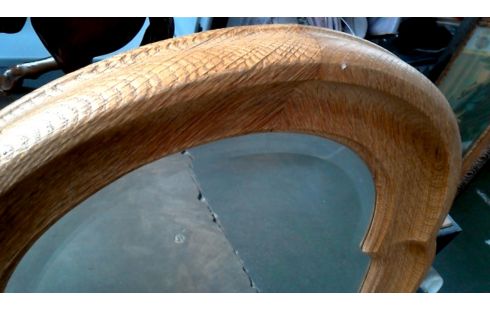 SPIEGEL GESLEPEN MASSIEF EIK