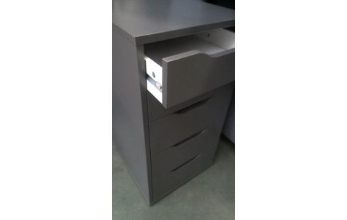 ARCÓN DE DESPACHO 5 CAJONES GRIS FÓRMICA