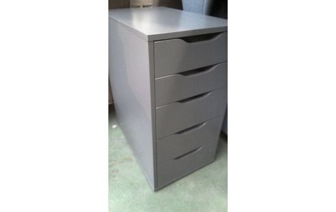 ARCÓN DE DESPACHO 5 CAJONES GRIS FÓRMICA
