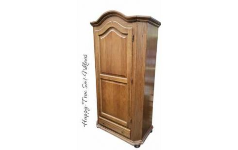 SCHRANK NUSSBAUM 1 TÜR / 1 SCHUBLADE