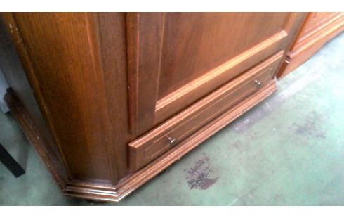 SCHRANK NUSSBAUM 1 TÜR / 1 SCHUBLADE