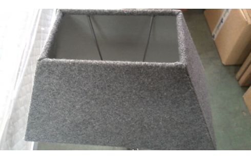 STEHLAMPE GRAU METALL