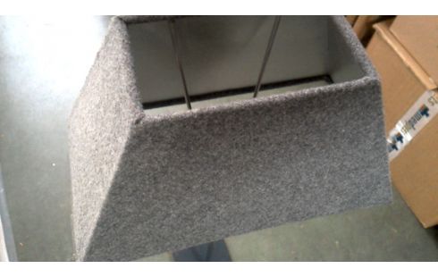 STEHLAMPE GRAU METALL