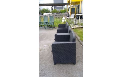 WICKER TUINSET SET VAN 3