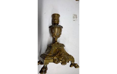 KANDELAARS PAAR BRONS