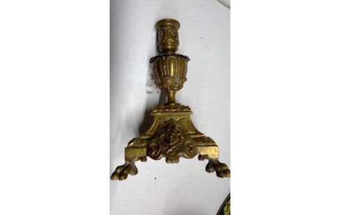 KANDELAARS PAAR BRONS