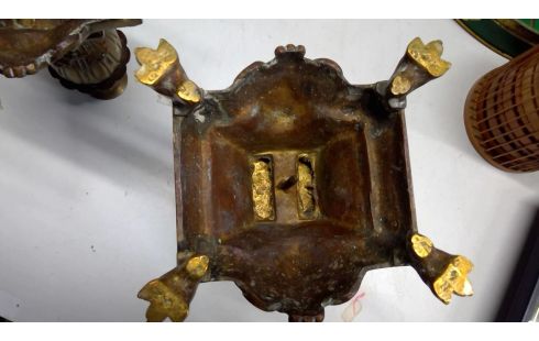 KANDELAARS PAAR BRONS