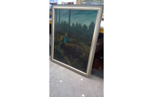 SCHILDERIJ KRUIWAGEN GROOT GESIGN.