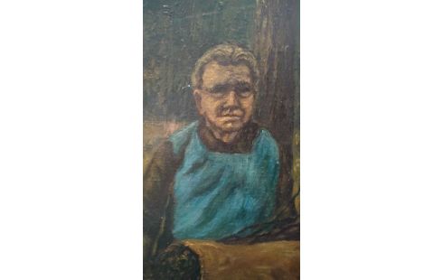 SCHILDERIJ KRUIWAGEN GROOT GESIGN.