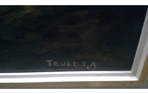 SCHILDERIJ KRUIWAGEN GROOT GESIGN.