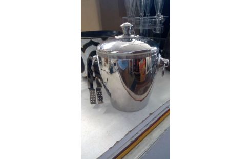 SEAU A GLACE VINTAGE INOX