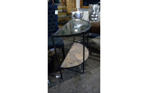 CONSOLE MODERNE DEMI LUNE