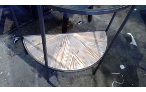 CONSOLE MODERNE DEMI LUNE