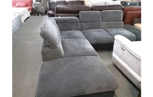 CANAPE D'ANGLE TISSU GRIS