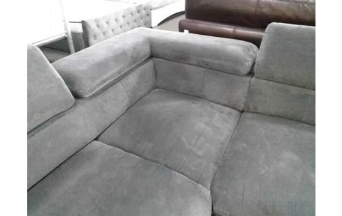 CANAPE D'ANGLE TISSU GRIS