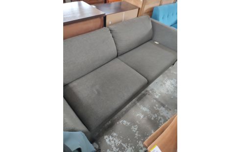 CANAPE 2P XL GRIS/BRUN