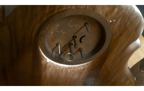 ACCESORIOS DE CHIMENEA, , RELOJ 1 BEIS PARDO