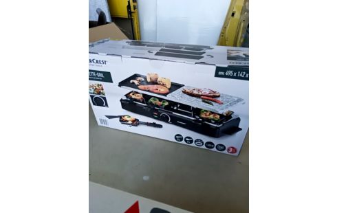 APPAREIL A RACLETTE SILVER CRESTNEUF