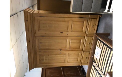 GARDE ROBES PIN 3 PORTES 3 TIROIRS