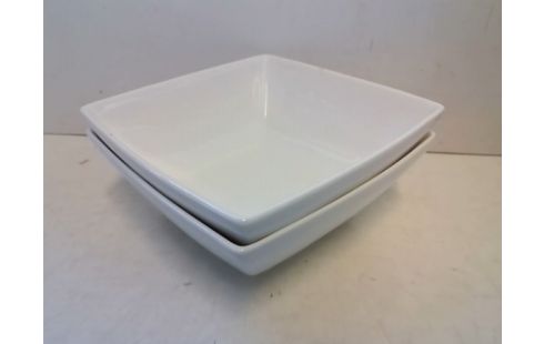 LOT DE 2 SALADIERS PM BLANC