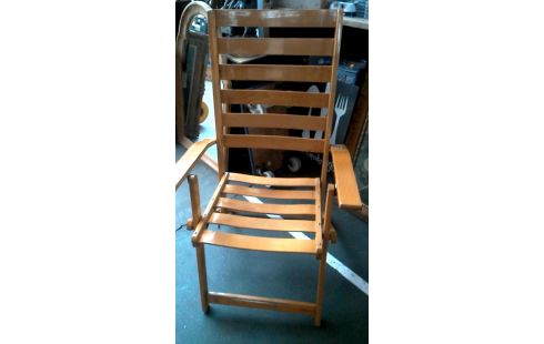 CHAISE DE JARDIN, , BOIS PLIANT