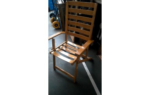 CHAISE DE JARDIN, , BOIS PLIANT