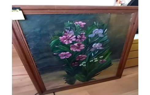 CADRE PEINTURE FLEURS