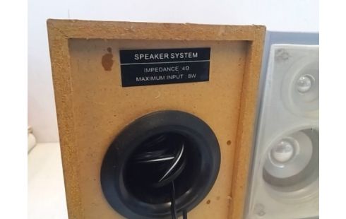 PAIRE D'ENCEINTES 8W