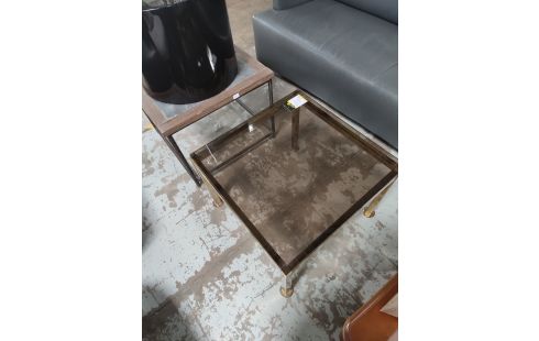 BOUT DE CANAPE DORRE PLATEAU TEINTEE