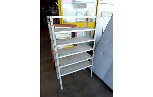 ETAGERE METAL BLANCHE