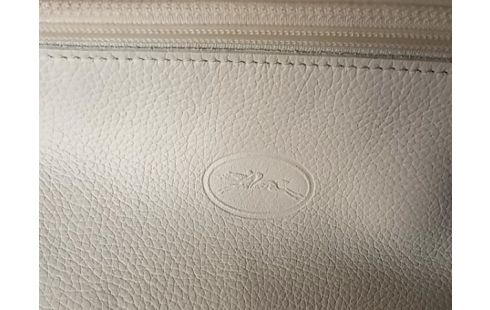 SAC BANANE CUIR BLANC LONGCHAMP