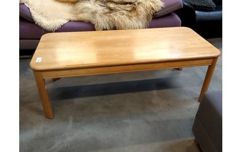 TABLE BASSE PIN CLAIR